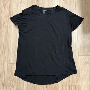 Athleta Black Short Sleeve Tee